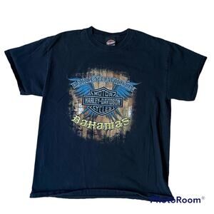 Modern harley davidson motorcycle tee